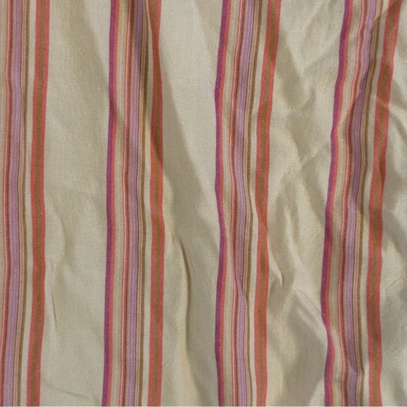 American Eagle Outfitters Pink and Cream Striped Pants Womens Size S - Picture 6 of 6